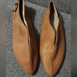 Elegant Tan Women's Slip-On Shoes